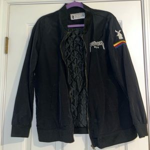 Black Dutch Bros Bomber Jacket